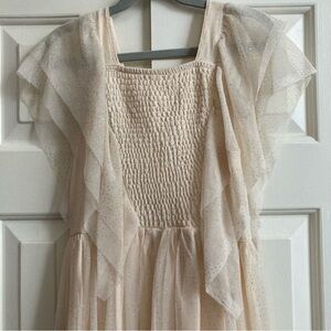 Zara Sparkling Cream Kids Dress